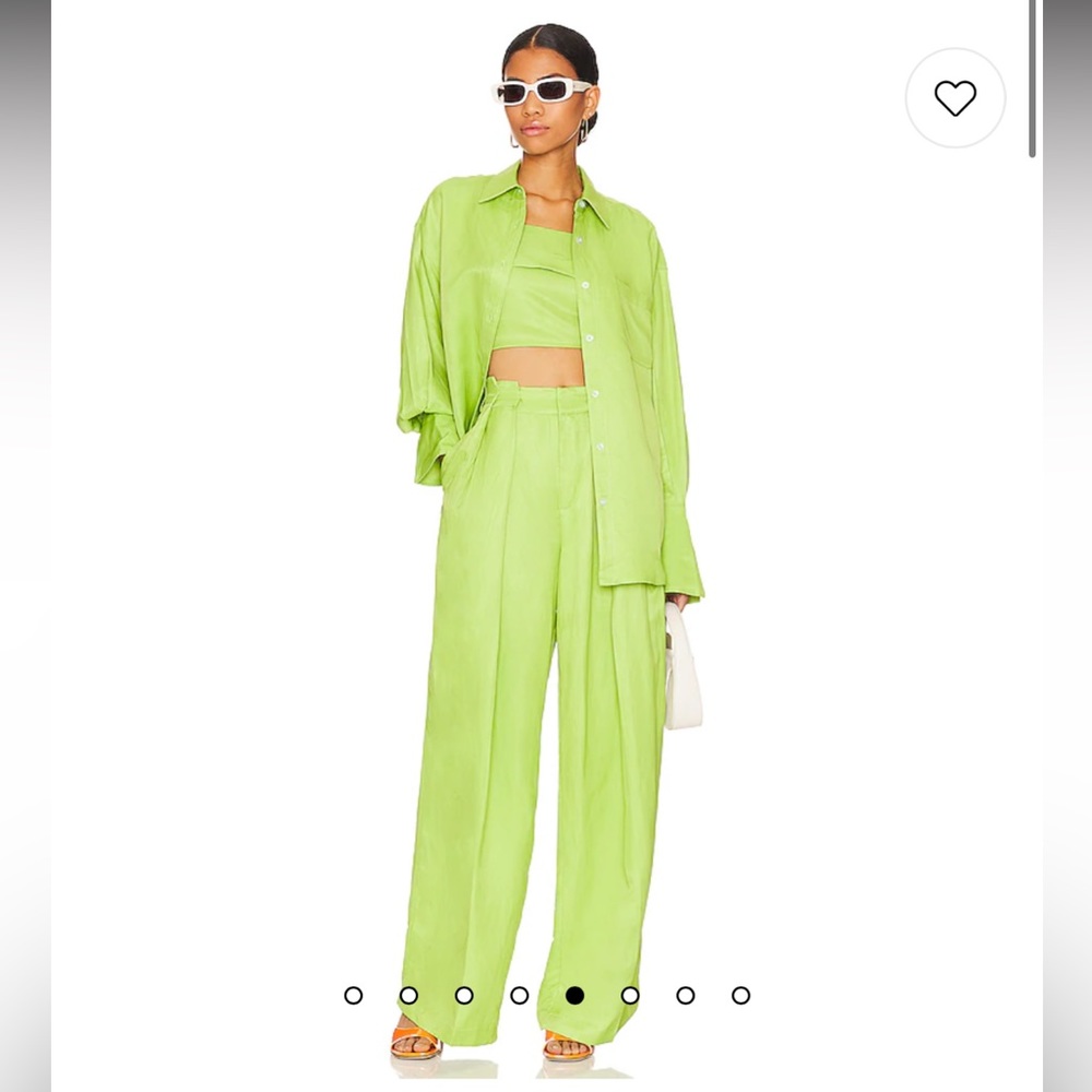 Revolve button up corset and trouser set